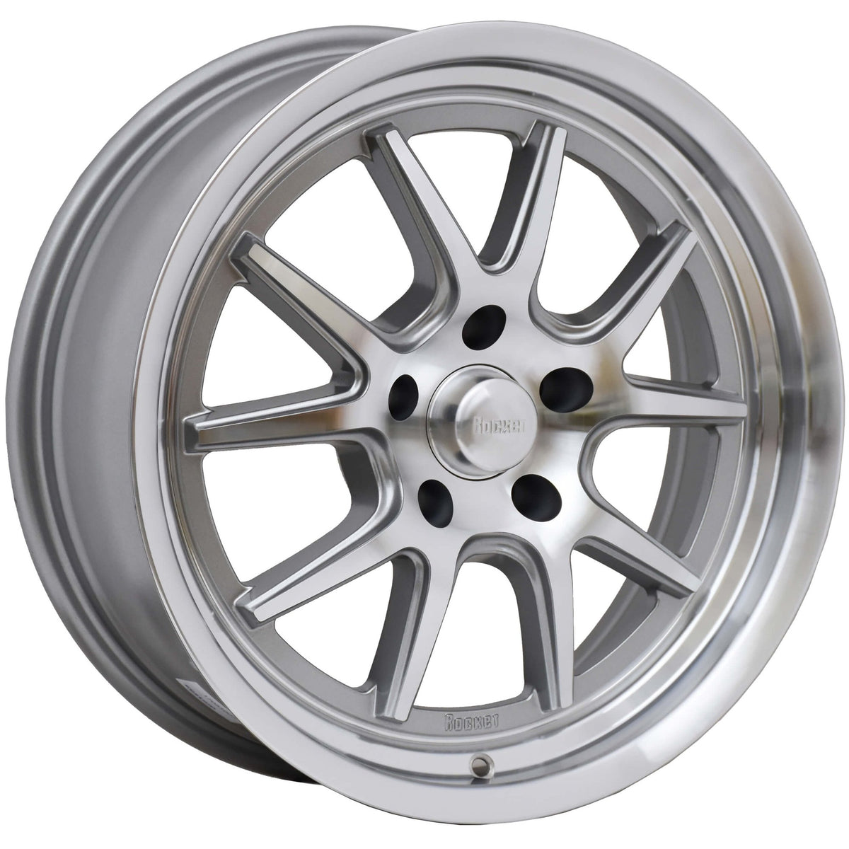 Rocket Racing Wheels TTR19 Attack - Titanium/Machined - TTR19-876545