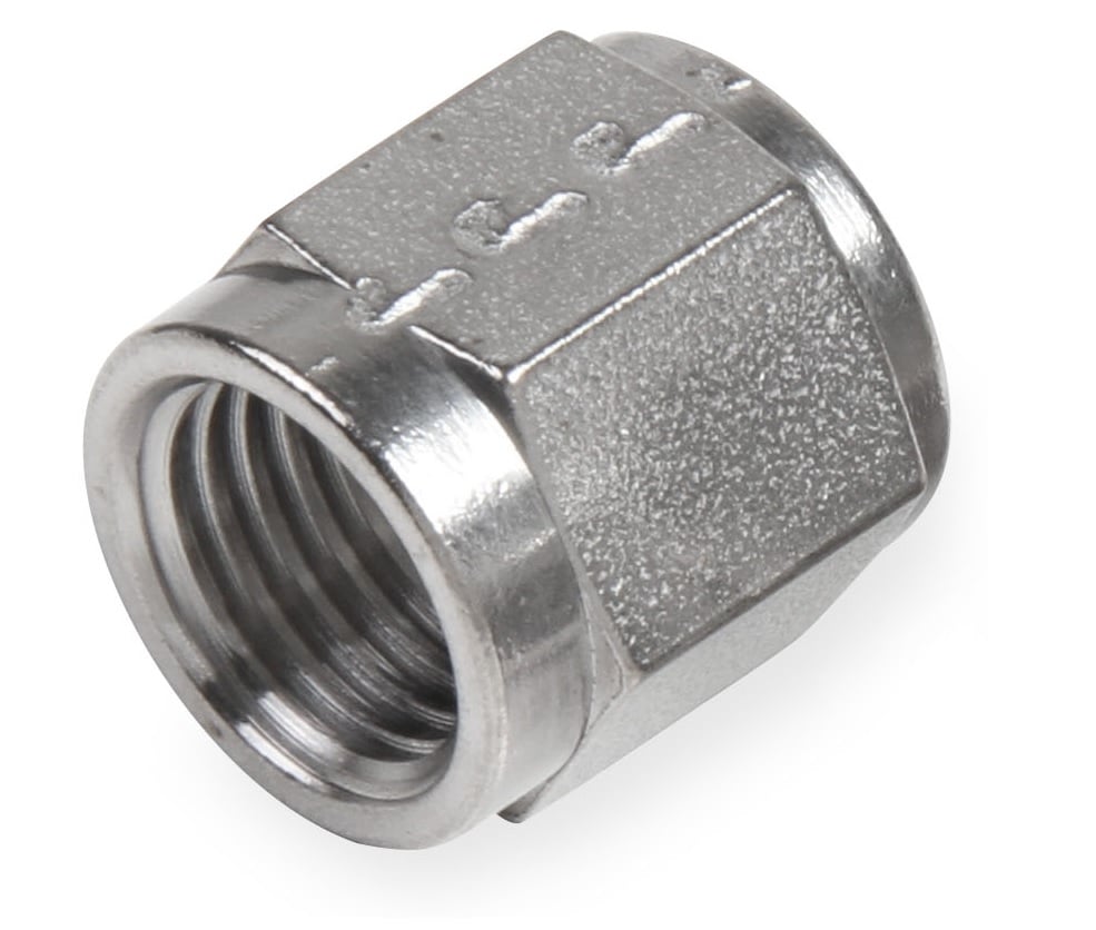 Earl’s -8 AN Stainless Steel Tube Nut - SS981808ERL