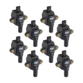 MSD 7.3L GODZILLA IGNITION COIL, BLACK, SET OF 8 - 828383