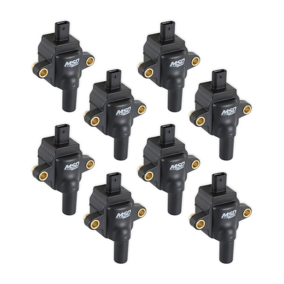 MSD 7.3L GODZILLA IGNITION COIL, BLACK, SET OF 8 - 828383