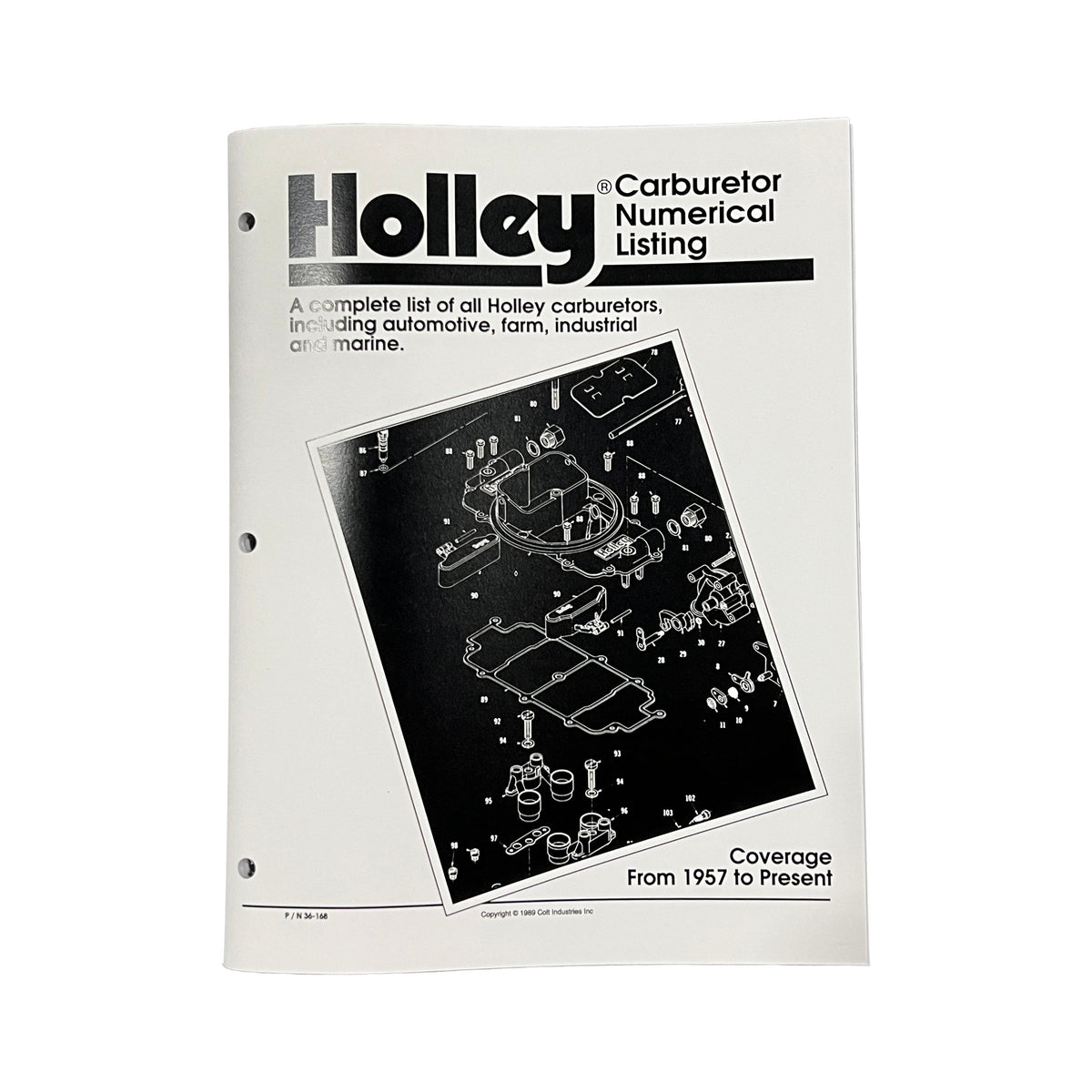 Holley Carburetors Number Listing Handbook - 36-168