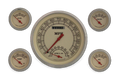 Classic Instruments Vintage 5" Speedo/Tach With 2-1/8" Fuel/Temp/Volt/Oil GM - VT65GLC