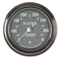 Classic Instruments Silver Gray 2-1/8" Full Sweep Water Temperature Gauge - SG126SLF-08