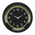 Classic Instruments AutoCross Yellow 3-3/8" Clock - AX93YBLF