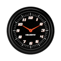 Classic Instruments Velocity Black 2-5/8" Clock - VS92BBLF