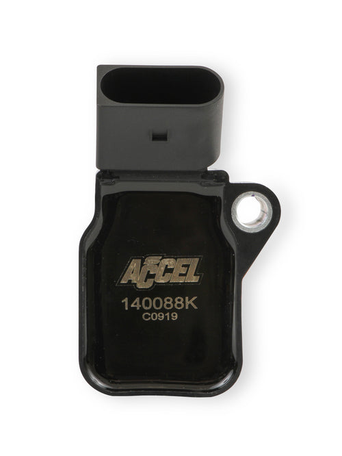 Accel Ignition Coils - 2014-2019 VW/Audi 1.8/2.0L Engines, 4-Pack, Black 140088K-4
