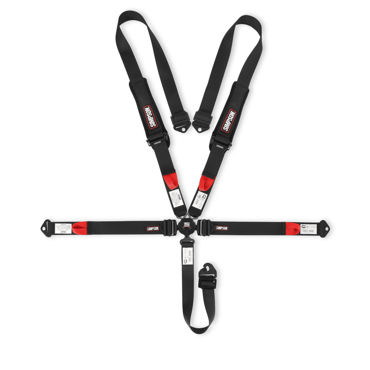 Simpson CAMFX 5PT 2x2" Harness with Pads - 1CFXD52KB+P