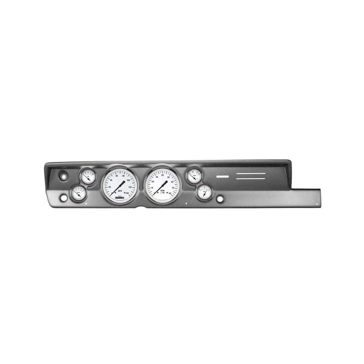 Classic Instruments 1967-69 Plymouth Barracuda White Hot Six Gauge Set Mopar - CDPB67WH51BA