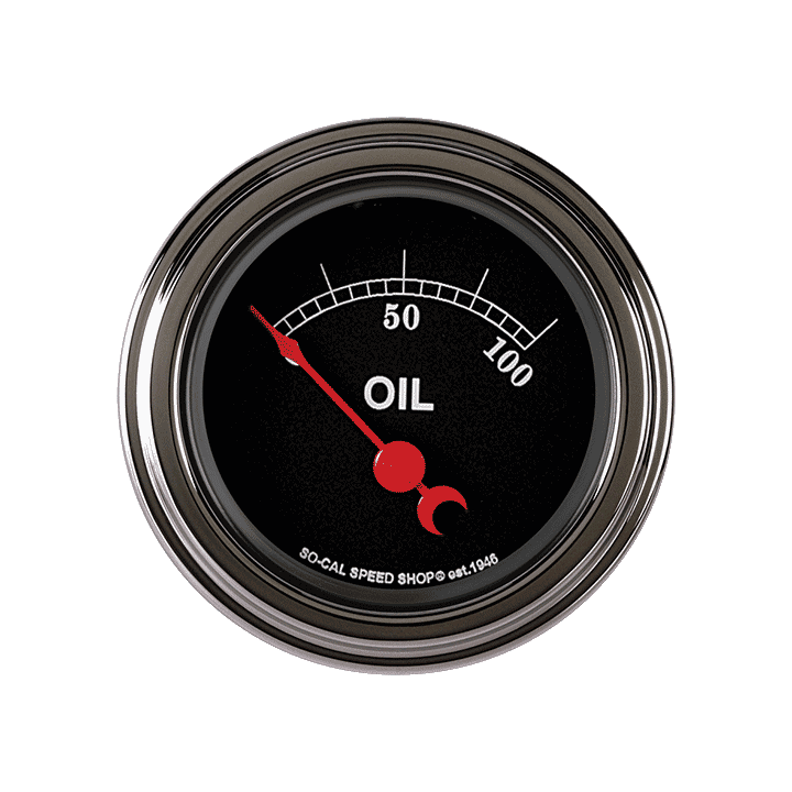 Classic Instruments So-Cal 2-1/8" Oil Pressure Gauge - SC81SLC