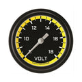 Classic Instruments Autocross Yellow 2-5/8" Volt Gauge - AX330YBLF