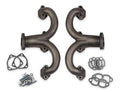 Flowtech Rams Horn Exhaust Manifolds - Natural "Uncoated" - 11704-RFLT