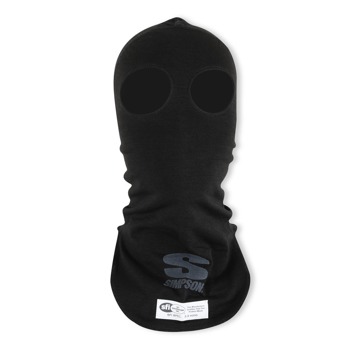 Simpson Profit headsock Dual Eye Black - 23092K