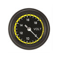 Classic Instruments Autocross Yellow 2-1/8" Volt Gauge - AX130YBLF