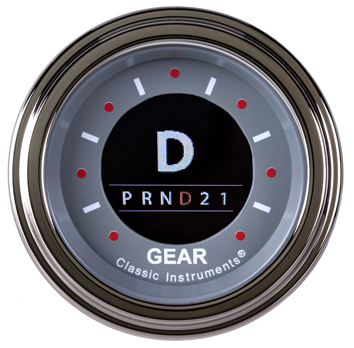 Classic Instruments SG Series 2-1/8" Digital Oled Gear Indicator - SG06DSLF