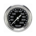 Classic Instruments Autocross Gray 2-5/8" Stock Eliminator Tempature Gauge - AX329GAPF