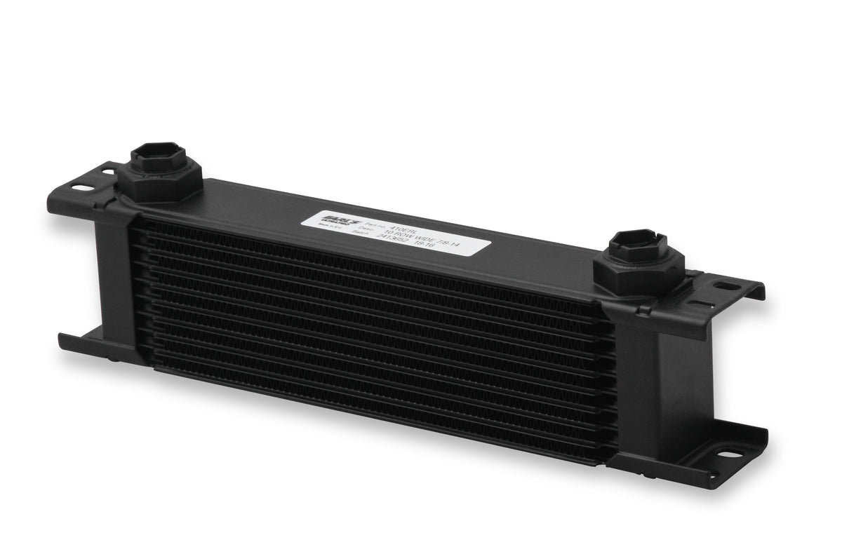 Earl’s UltraPro Oil Cooler - Black - 10 Rows - Wide Cooler - 410ERL