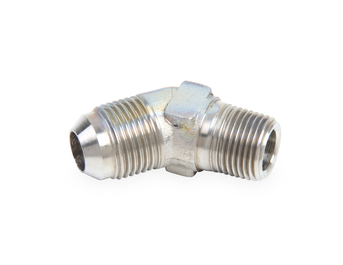 Earl’s 45 Degree Elbow Male AN -3 to 1/8" NPT - Stainless Steel - SS982303ERL