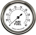 Classic Instruments Classic White 2-5/8" Air Fuel Ratio Gauge - CW394SLF