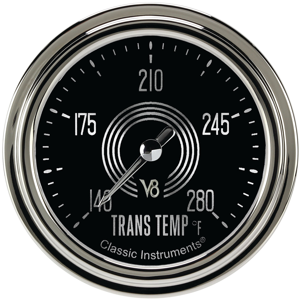Classic Instruments V8 Speedster 2-5/8" Transmission Temperature Gauge - V8SR327SLC