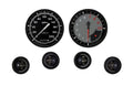 Classic Instruments Autocross Gray Six Gauge Set - AX51GBLF
