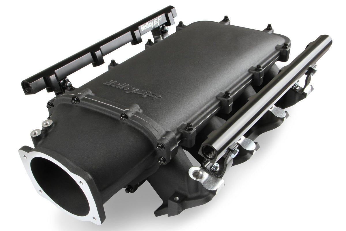 Holley EFI Holley Modular Ultra Lo-Ram EFI Manifold LS1/2/6 - 300-621BK