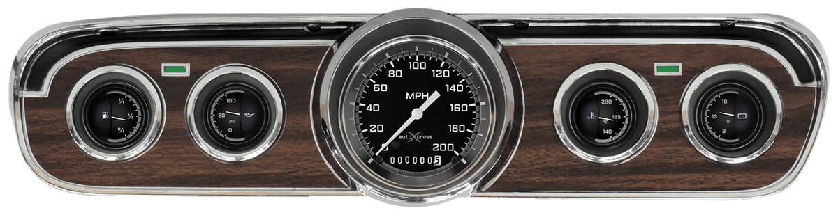 Classic Instruments AutoCross Gray 1965-66 Mustang Package - MU65AXG00