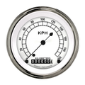 Classic Instruments Classic White 3" Speedometer Gauge (200 KPH) - CW59SLC