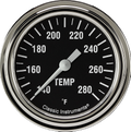 Classic Instruments Hot Rod 2-5/8" Full Sweep Water Temperature Gauge - HR326SLF-02