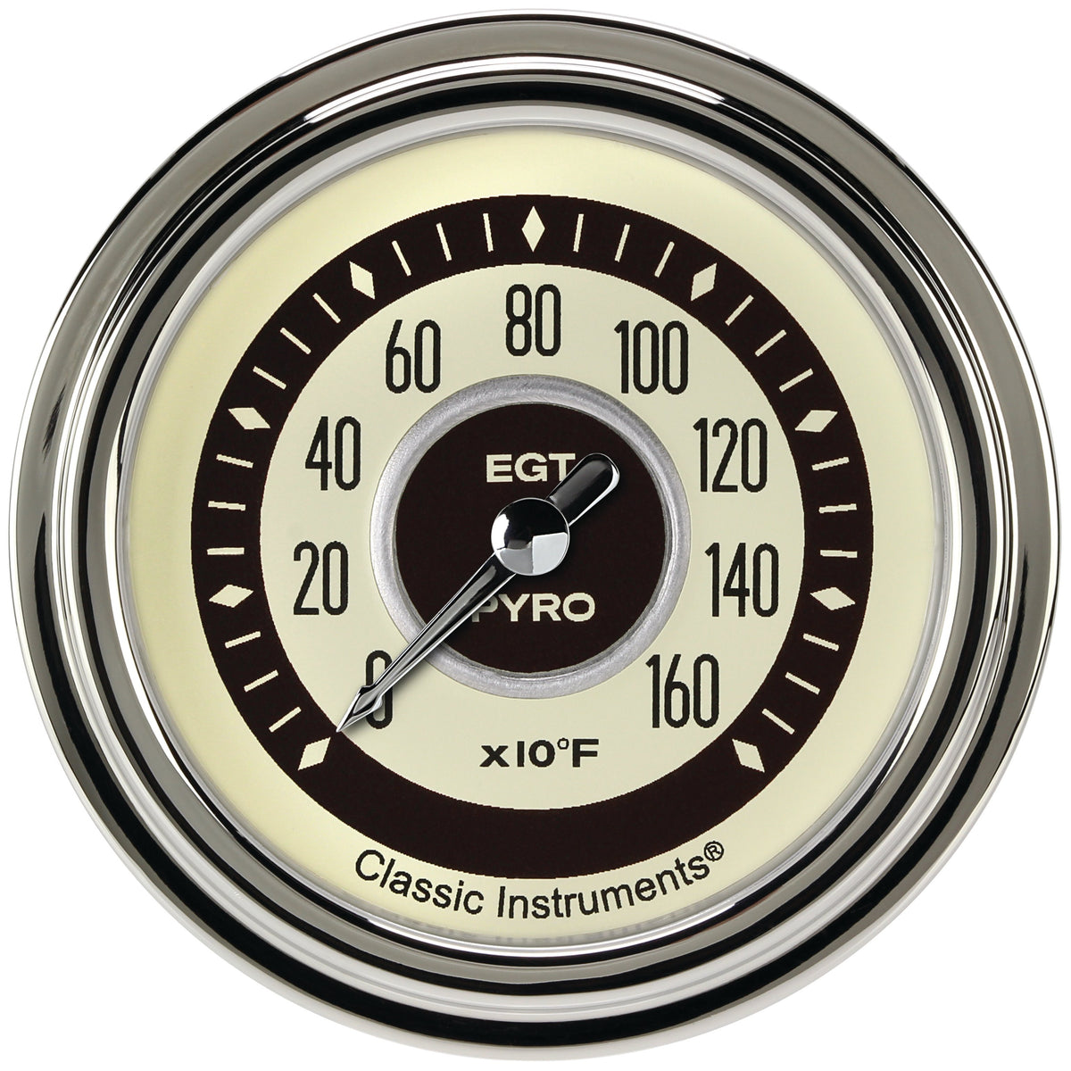 Classic Instruments Nostalgia VT 2-5/8" Exhaust Gas Tempature Gauge - NT398SLC