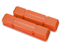 Holley GM Licensed Vintage Series SBC Valve Covers
- Factory Orange Machined Finish - 241-109