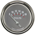 Classic Instruments Silver Gray 2-5/8" Volt Gauge - SG230SLF