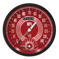 Classic Instruments V8 Red Steelie 5"  Speedtachular Speedometer Gauge - V8RS50BLC