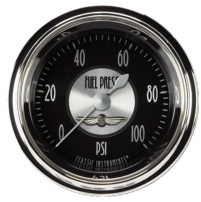 Classic Instruments All American Tradition 2-1/8" Fuel Pressure Gauge (100 PSI) - AT146SHC