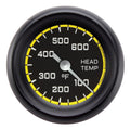 Classic Instruments Autocross Yellow 2-1/8" Cylinder Head Temp Gauge - AX197YBPF