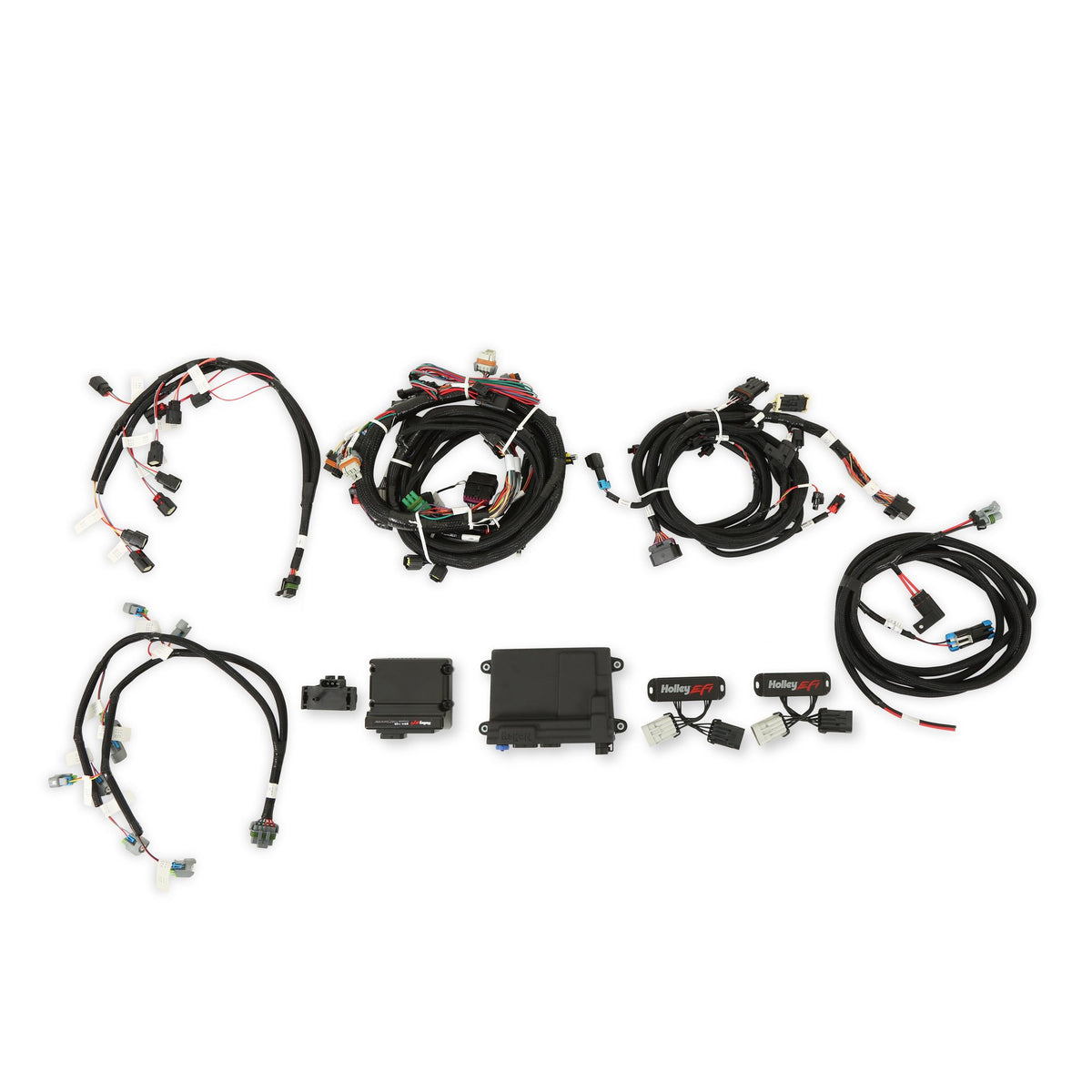 Holley EFI 2011-2012 Ford Coyote Ti-VCT HP EFI Kit, NTK O2, USCAR INJ - 550-619N