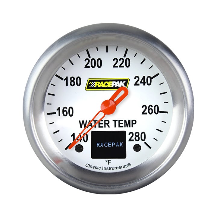 Classic Instruments Racepak 2-5/8" Standard Temp White - 250-CI-326WA