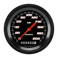 Classic Instruments Velocity Black 3-3/8" Speedometer Gauge - VS59BBLF