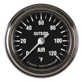 Classic Instruments Hot Rod 2-1/8" Outside Air Tempature Gauge - HR199SLF