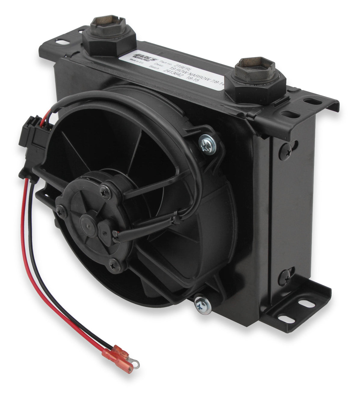 Earl’s UltraPro Oil Cooler w/ Fan Pack - 19 Rows - Narrow Cooler - FP219ERL