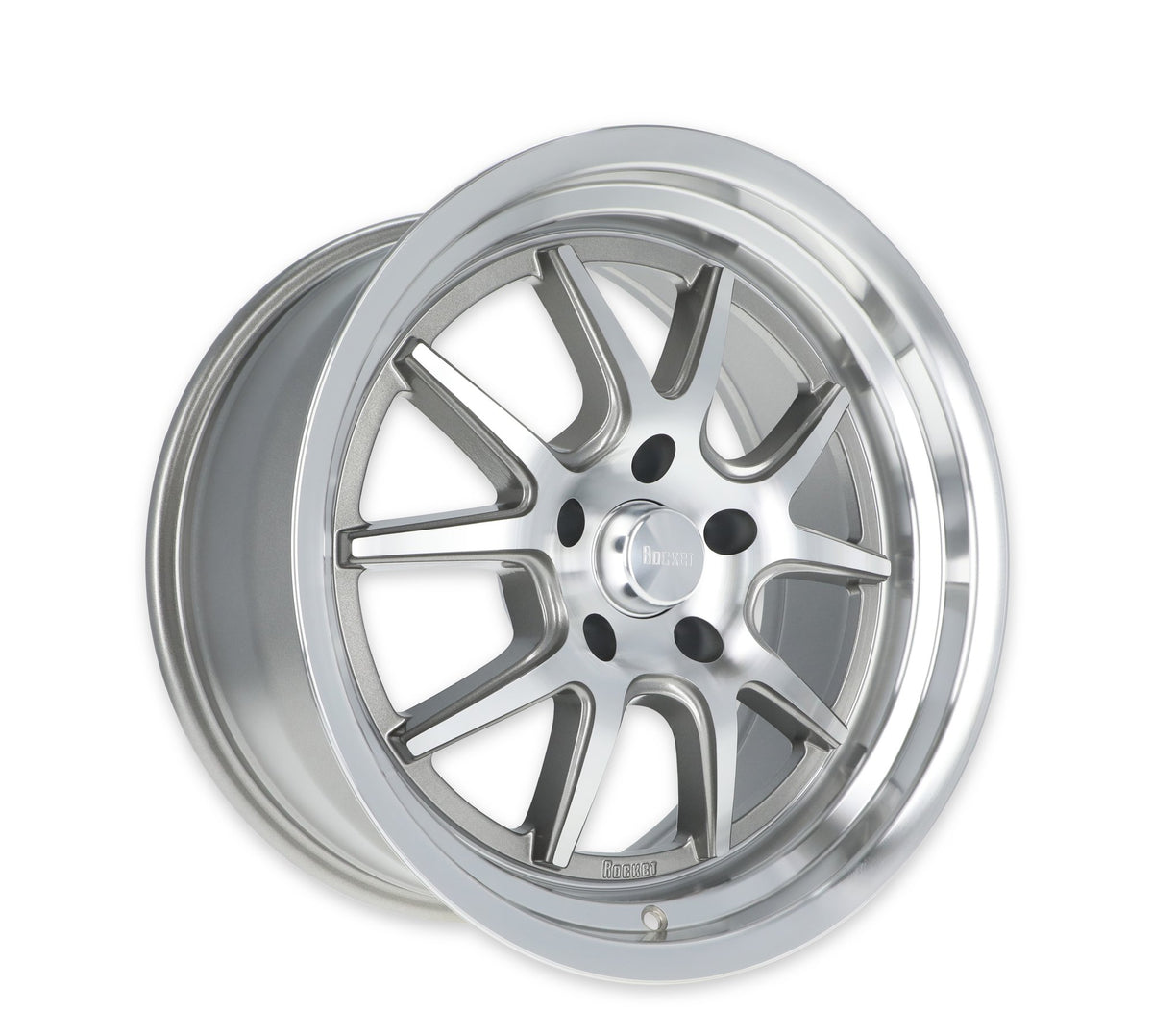 Rocket Racing Wheels TTR19 Attack - Titanium/Machined - TTR19-896155