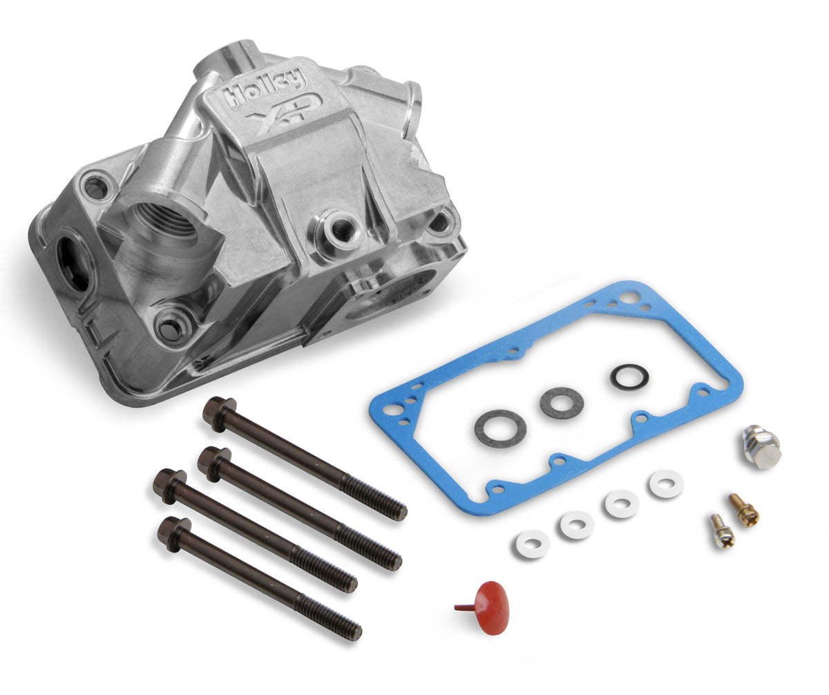 Holley Ultra XP Aluminum Fuel Bowl Kit - Tumble Polished - 134-78S