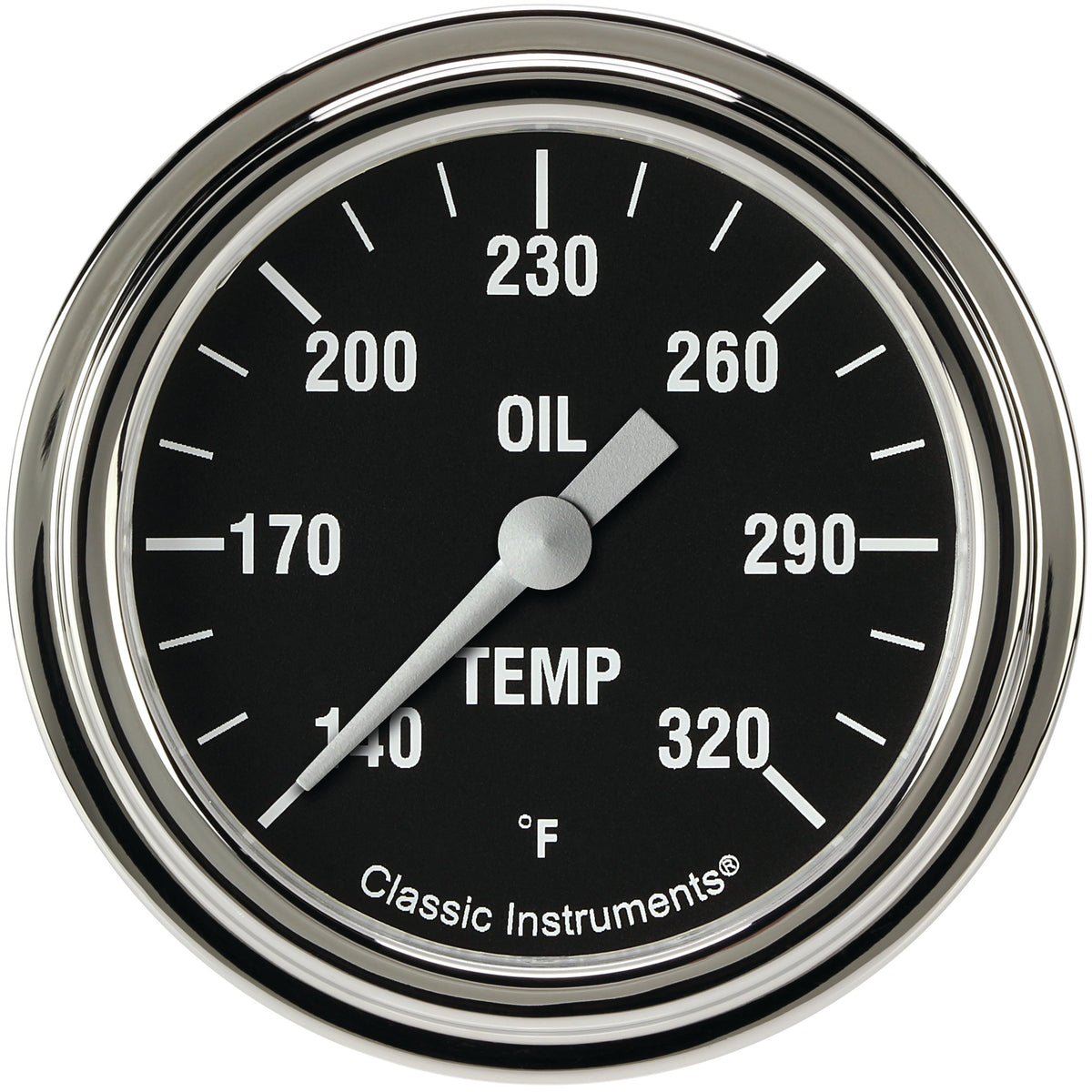 Classic Instruments Hot Rod 2-5/8" Oil Temperature Gauge - HR328SLF