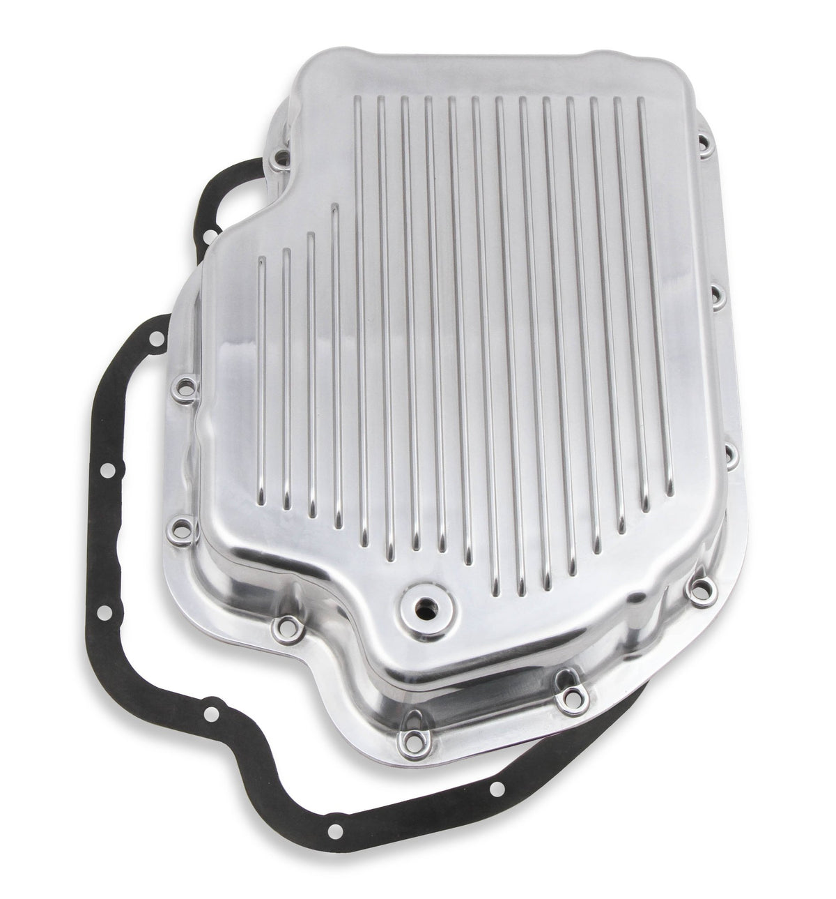 Mr. Gasket Transmission Oil Pan - Polished Aluminum - 9796PMRG