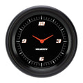 Classic Instruments Velocity Black 3" Inch Clock with Reset Gauge - VS93BBPF