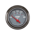 Classic Instruments Tetra 2-1/8" Gray Water Temperature Gauge - TE26GSLC