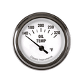 Classic Instruments White Hot 2-1/8" Oil Temperature Gauge - WH28SLC