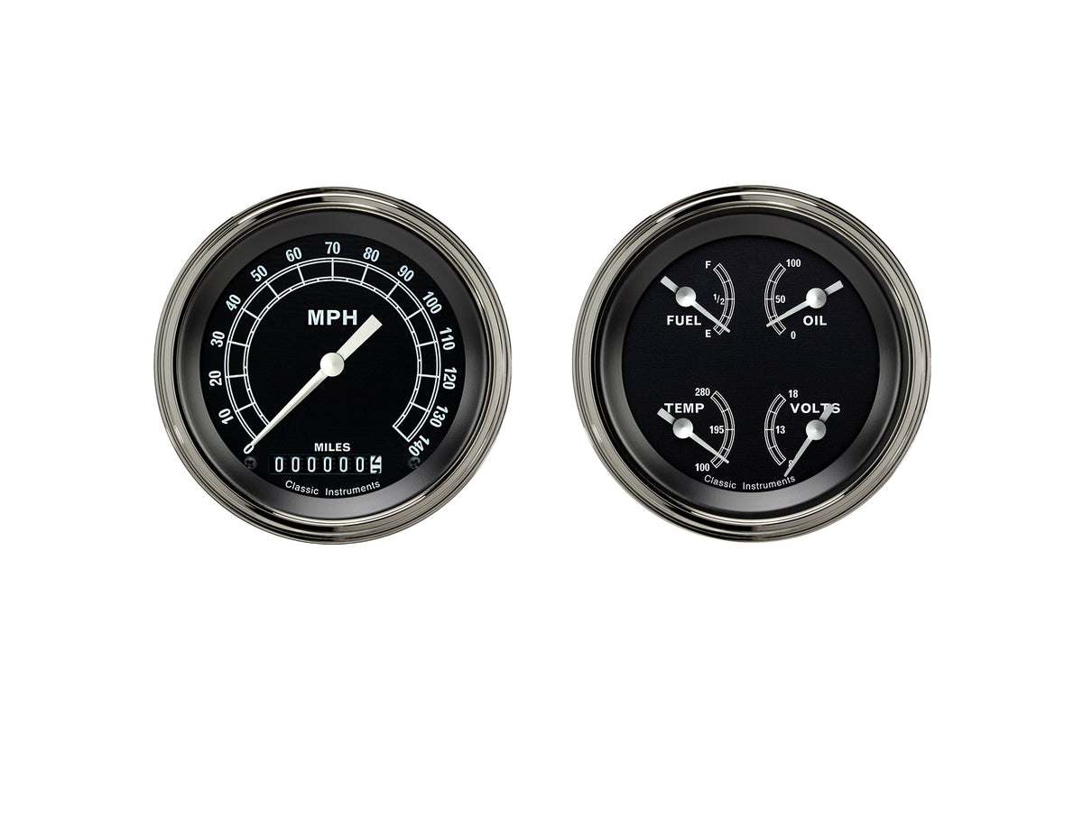 Classic Instruments Traditional 3" Speedo/Quad-GM - TR02SLC