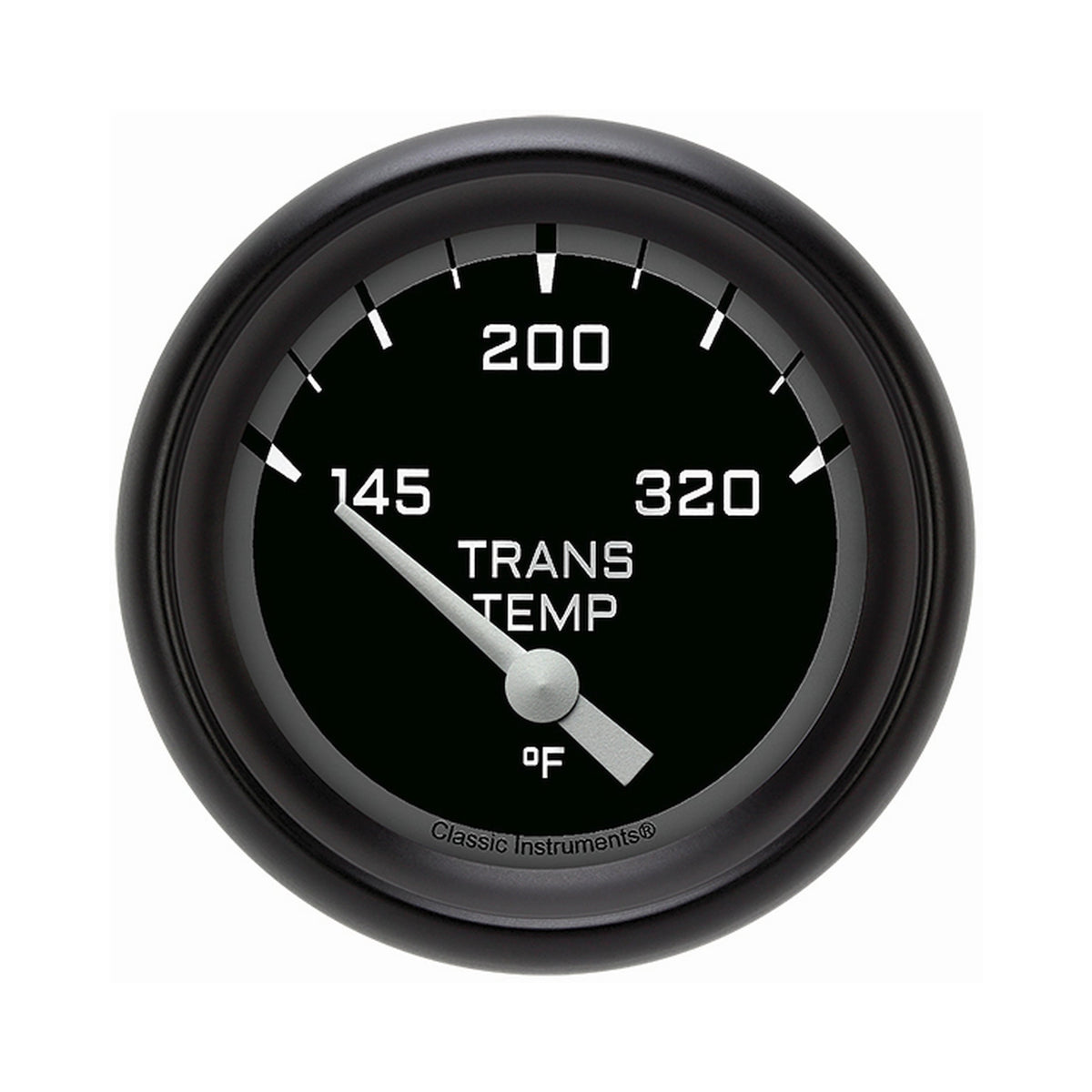 Classic Instruments Autocross Gray 2-5/8" Transmission Temperature Gauge - AX227GBPF
