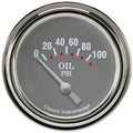 Classic Instruments Silver Gray 2-5/8" Oil Pressure Gauge - SG281SLF