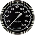 Classic Instruments Autocross Gray 5" Speedometer Gauge (200 MPH) - AX56GSLF